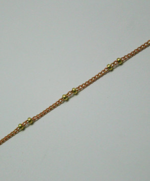 řetízek 1,3mm, kuličky 2,0mm