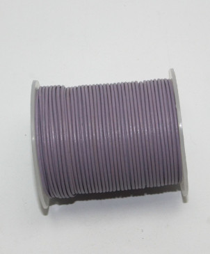 šňůrka kožená kulatá 1,5mm/26 metallicviolet, 50m